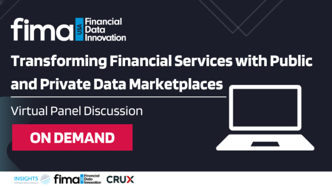 FIMA Webinar: Transforming Financial Services with Public and Private Data Marketplaces